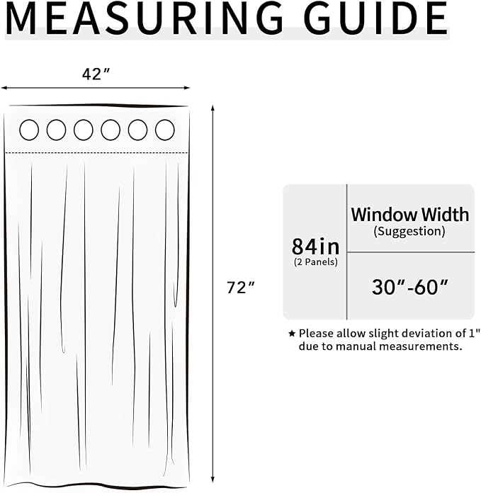 Easy-Going Blackout Curtains for Bedroom, Solid Thermal Insulated Grommet and - Image 7