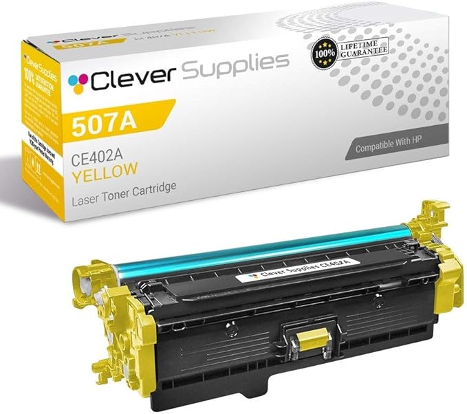 CS Replacement Toner Cartridge Compatible with HP M570dn CE402A Yellow Color PRO 500 M570 M570DN M570DW M551DN M551N M551XH Color Flow M575C