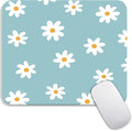 Armanza Square Mouse Pad Little Daisy,Personalized Premium-Textured Custom Mouse Mat Design,Washable Mousepad Cloth,Non-Slip Rubber Base Computer Mouse Pads for Wireless Mouse