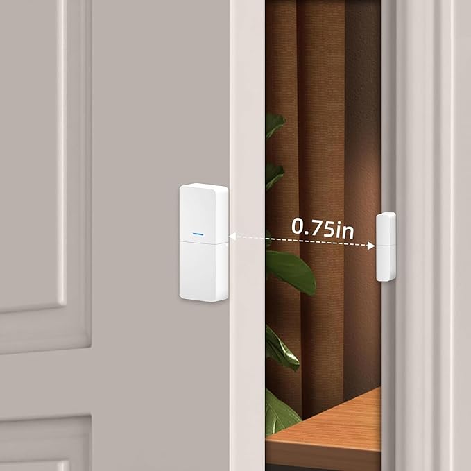tolviviov Alarm System for Home Security, Door Alarm Systems, App Alerts, 15Piece Kit, No Monthly fee, WiFi Alarm, Door Window Motion Sensor, for Home Security and Kids Safety