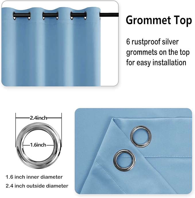 DWCN Blackout Curtains for Bedroom - Image 6