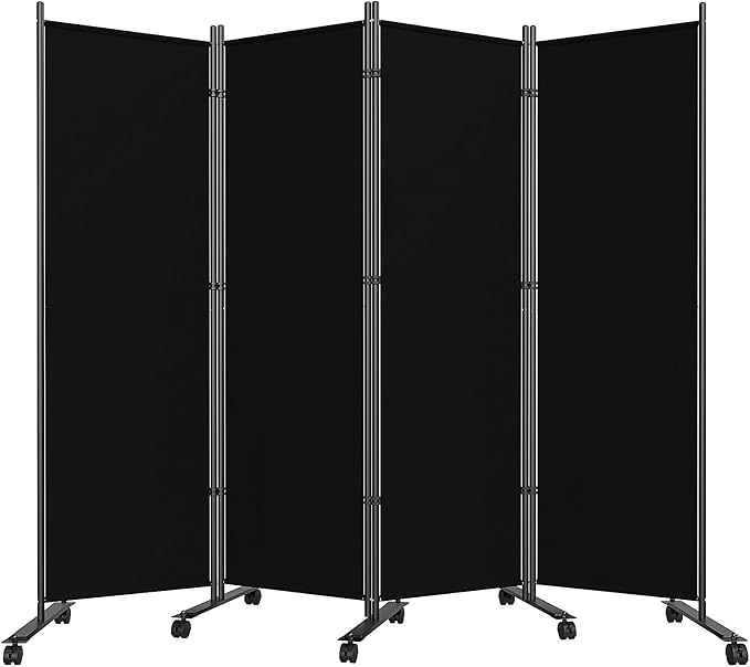 SUNALLY Room Divider Privacy Screens, 4 Panels Dividers - Image 8