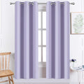 Yakamok Blackout Curtains 38x72 inch Lilac Thermal Drapes-Bedroom | 2 panels by Yakamok