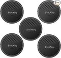 EverNary Window Vibration Alarm,5Pack-125dB Loud Ultra-Slim Anti-Theft Alarm for Door and Window Glass Break Sensor Alert with Adjustable Sensitivity (5, Black)