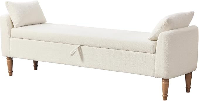 66" End of Bed Storage Bench for Bedroom - Image 6