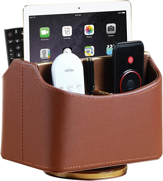 360° Swivel Remote Control Holder, TV Remote Caddy by YAPISHI