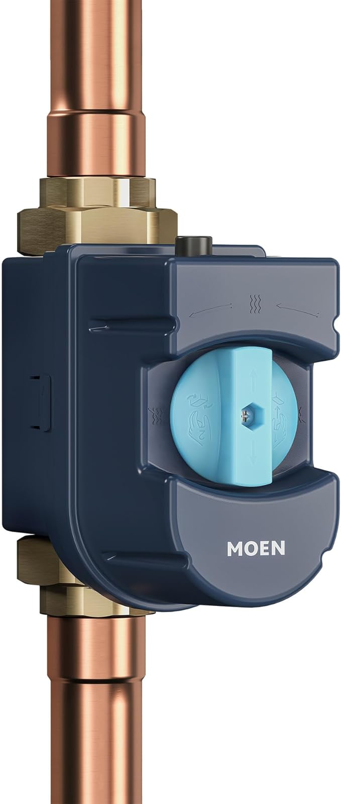 Moen Flo Smart Water Monitor and Automatic Shutoff Sensor, Wi-Fi Connected Water Leak Detector for 1-1/4-Inch Diameter Pipe, 900-002