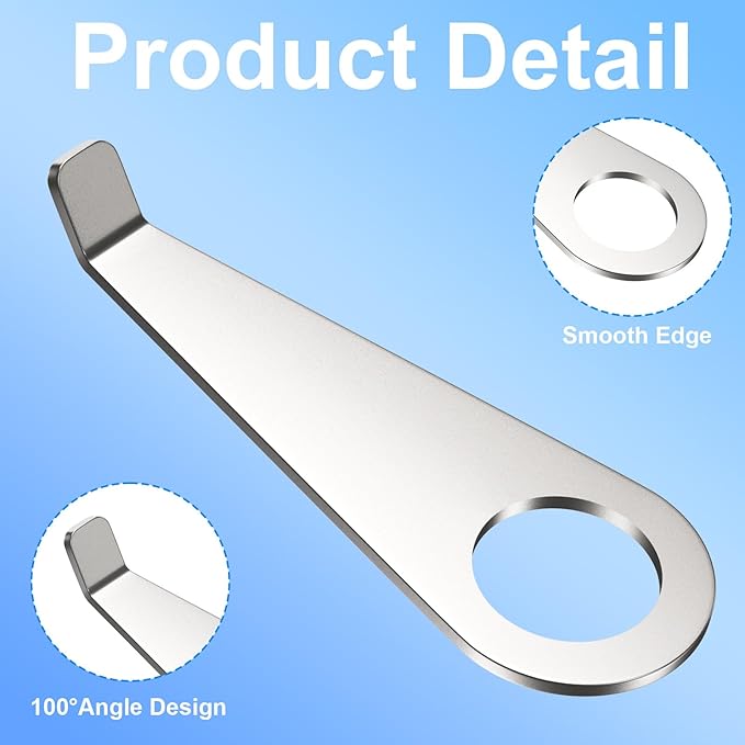 Pyfhy Ring Video Doorbell Key Replacement Tool, Doorbell Camera Opening Key Tool Compatible with Ring Battery Doorbell (2024 Release) with Small No Soliciting Signs, Secure Removal Key Tool (2 Pcs)
