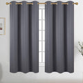 Diraysid Dark Grey Grommet Blackout Curtains by Diraysid%2C+refresh+your+life