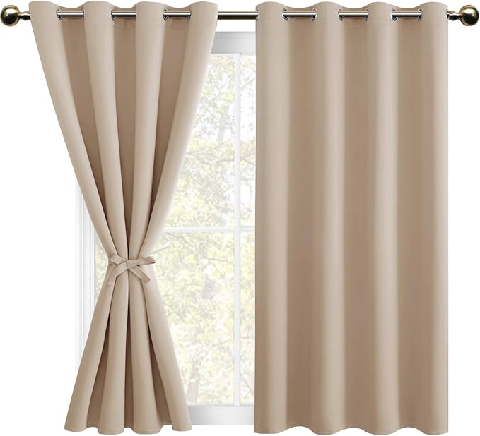 DWCN Blackout Short Curtains for Bedroom - Image 2