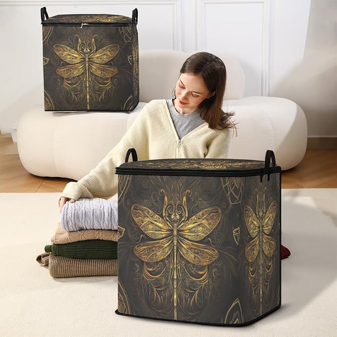 2pcs closet organizers and storage under bed, clothing blanket sweater sheet - Image 5