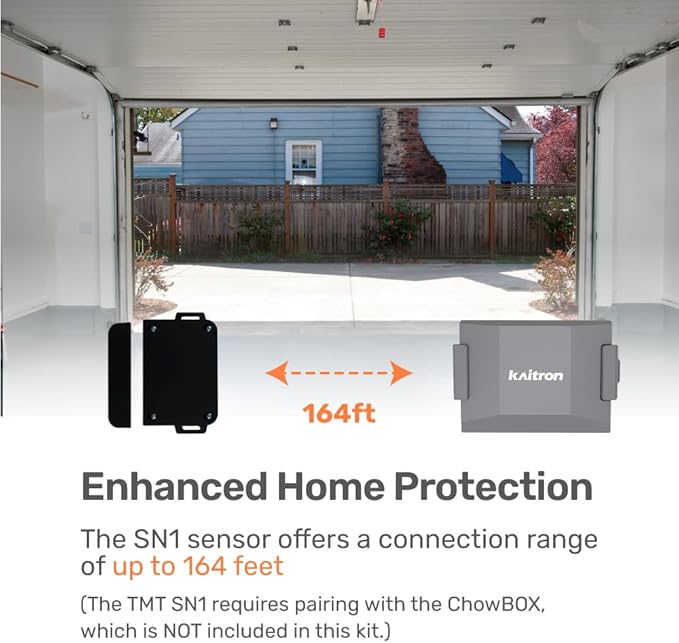TMT SN1 Wireless Smart Door Sensor, WiFi Window Alarm Sensor Up to 164 Feet, Wireless Contact Sensor for Home Security, Smart Home Devices Compatible with with ChowBOX
