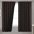 BGment 100% Room Darkening Thermal Insulated Blackout Curtains 63 Inches Long by BGment