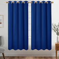 Diraysid Royal Blue Grommet Blackout Curtains by Diraysid%2C+refresh+your+life