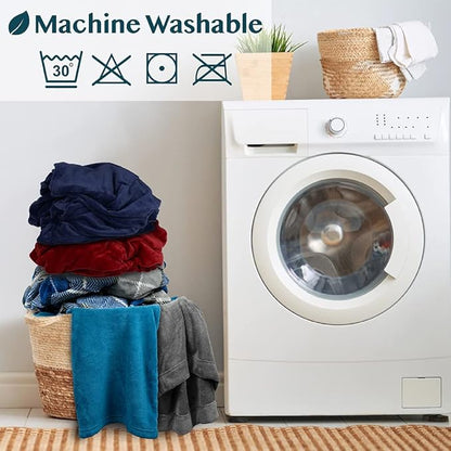 PAVILIA Fleece Blanket with Sleeves, Foot Pockets for Women Men Adults, Plush Wearable Blanket Throw Wrap, Warm Snuggle Blanket Robe, Cozy Gift Ideas Wife Mom, Snowman Gray