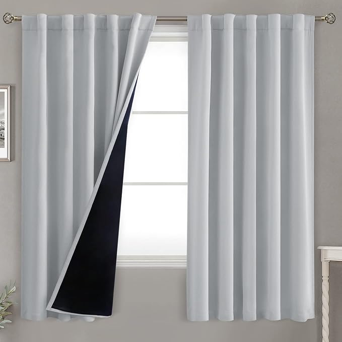 BGment Light Grey Blackout Curtains by BGment