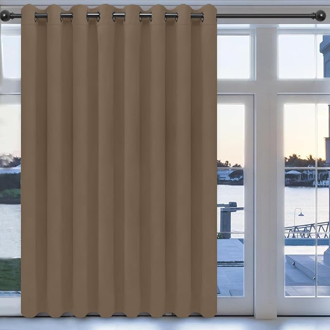 Easy-Going Thermal Grommet Blackout Curtains, 1 Panels 100x96 in, Camel | by Easy-Going