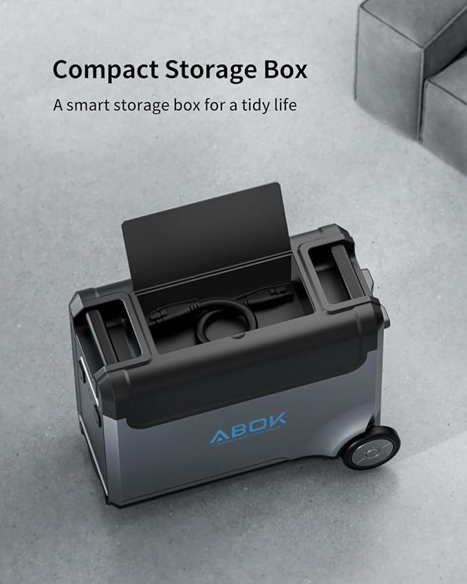 Portable Power Station Extra Battery for Ark3600, 3840Wh LiFePO4 Battery Electric Solar Generator for Garage, Home, Off-Grid Living,Car Refrigerator, Portable Air Conditioner