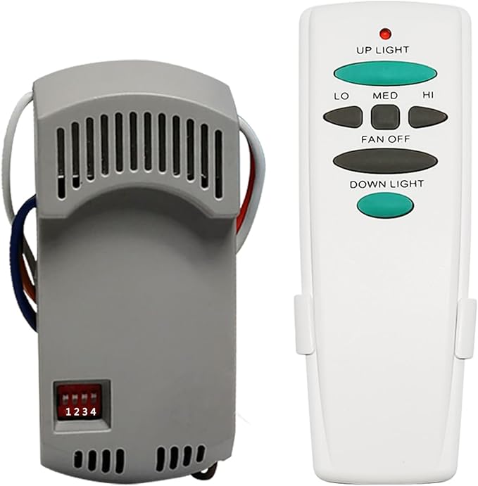 Hampton Bay Ceiling Fan Remote Control Kit, with Up and Down Light Remote Replacement for Hampton Bay Harbor Breeze Hunter Fan-HD FAN-53T FAN-35T UC7078T CHQ7078T Kit