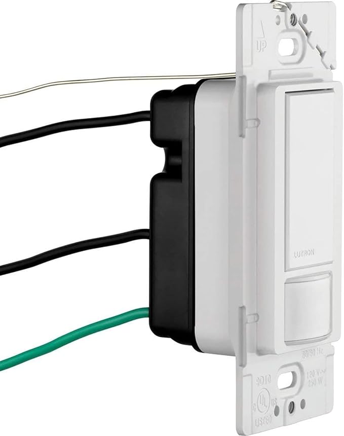 Lutron Maestro Motion Sensor Light Switch Indoor for Bathroom, Garage, Laundry Room, Any Bulbs, Occupancy Vacancy Sensor, Single-Pole, MS-OPS2-PD, Palladium