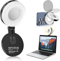 Selfie Light, Selfie Light for iPhone, Portable Phone Ring Light for Video Recording, Adjusted 4 Modes, Rechargeable Fill Light for Selfies, Photography, Makeup, Vlogs, TikTok, Video（Black）
