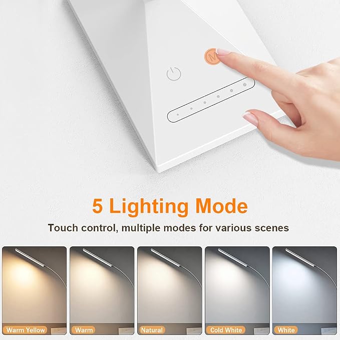 Vansuny Eye-Caring LED Desk Lamp, Reading Light - Image 2