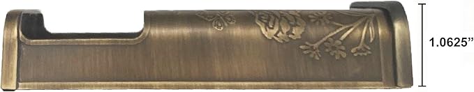 Garden Video Doorbell Cover (Compatible with Ring Battery Doorbell - 2024 Release) (Antique Brass)