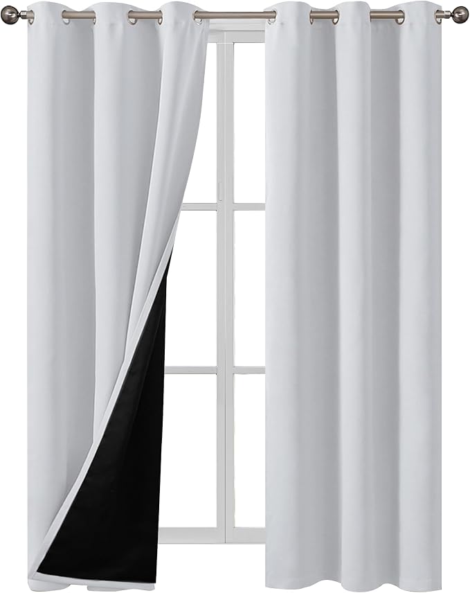 YoungsTex 100% Blackout Curtains 84 Inches Length by YoungsTex