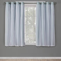 TOWN & COUNTRY LUXE Talia Double Layer Indoor Curtains, Sheer and Room by TOWN+%26+COUNTRY+LUXE