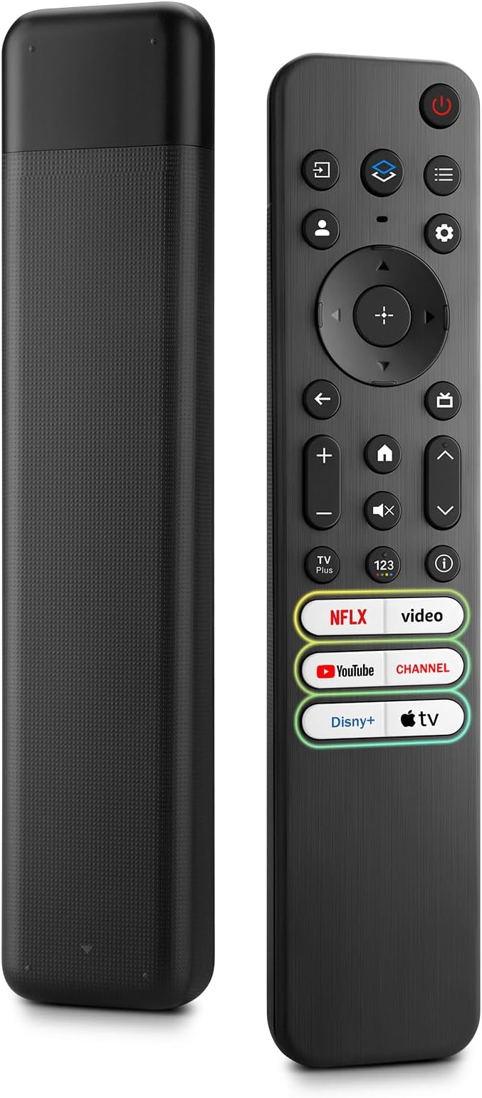 Replacement Remote Only for TCL-Google-TV-Remote-Control, for TCL 4K Google Smart TV UHD HDR QD-MINI-LED QLED