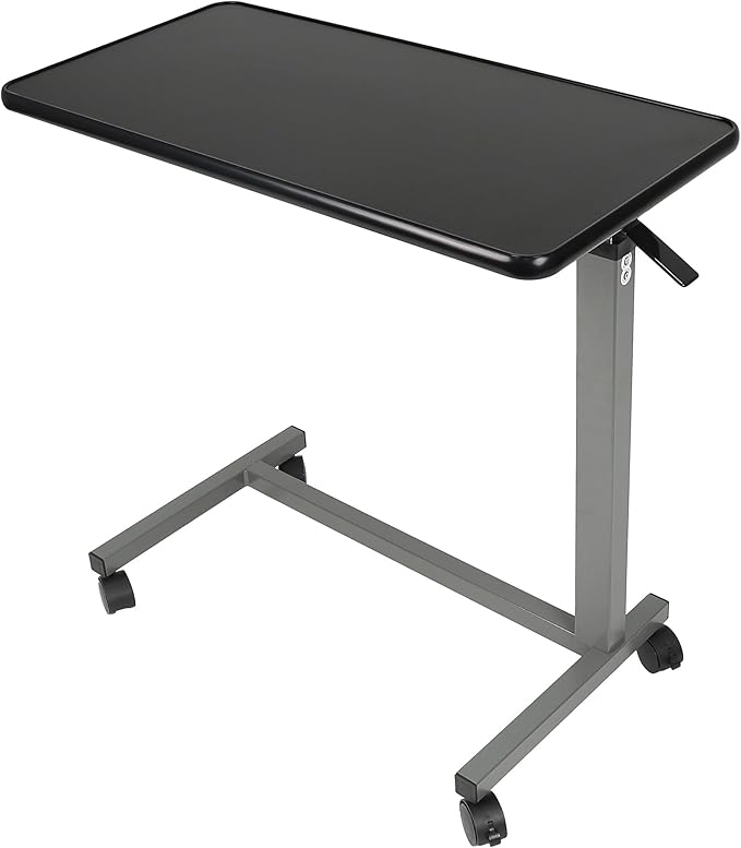 Vaunn Medical Cart Adjustable Overbed Table by Vaunn