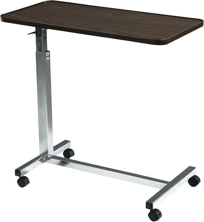 Drive Medical 13003 Non Tilt Top Overbed Table - Image 3