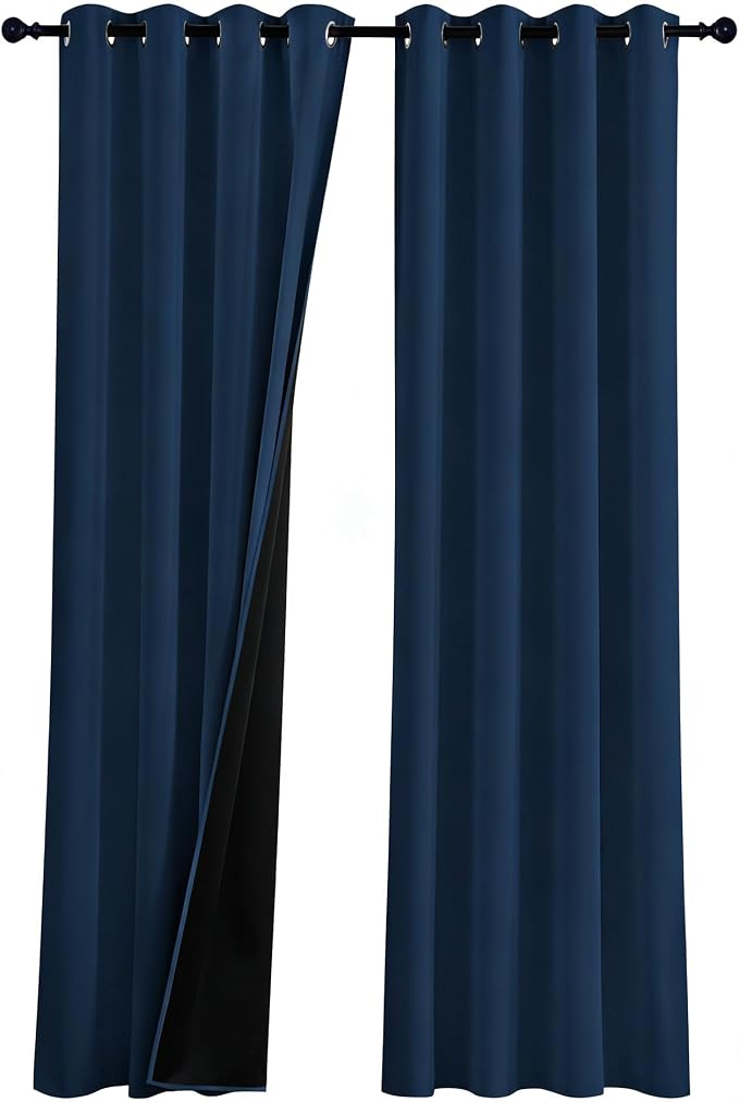 RYB HOME 100% Blackout Curtains by RYBHOME
