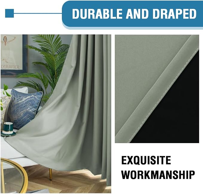 H.VERSAILTEX 100% Blackout Curtains - Image 6