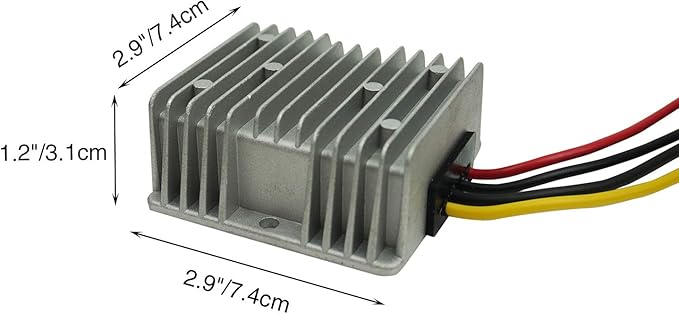 Proshopping Golf Cart DC Converter Regulator, 36V 48V Step Down to 12V 20A 240W Voltage Reducer, DC/DC Power Supply Module Buck Transformer, Waterproof - for Golf Cart, Club car, forklifts, Car