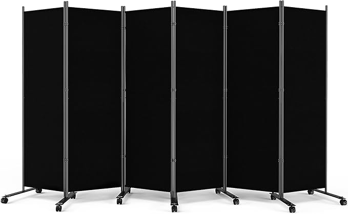 SUNALLY Room Divider Privacy Screens, 6 Panels Dividers - Image 8