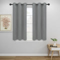 Easy-Going Thermal Grommet Blackout Curtains, 2 Panels 34x45 in, Light Gray | by Easy-Going