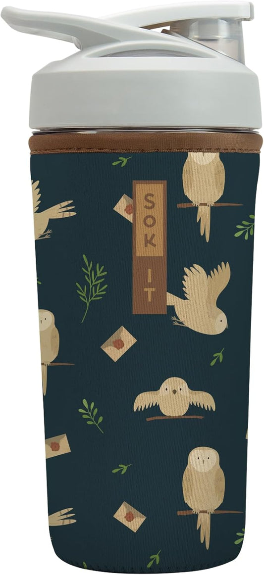 Sok It BotlSok Protein Blender Shaker Bottle Sleeve Insulated Neoprene Cover (Acceptance Letter, Fits 28oz Blender)