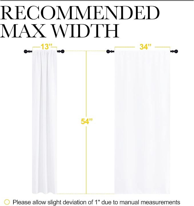 NICETOWN Kitchen Curtains, Short Home Decoration Curtains & Drapes, Small - Image 7