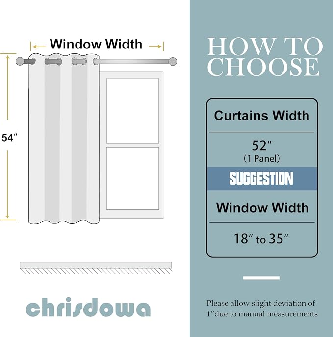 ChrisDowa Blackout Curtains Door Curtain - Image 5