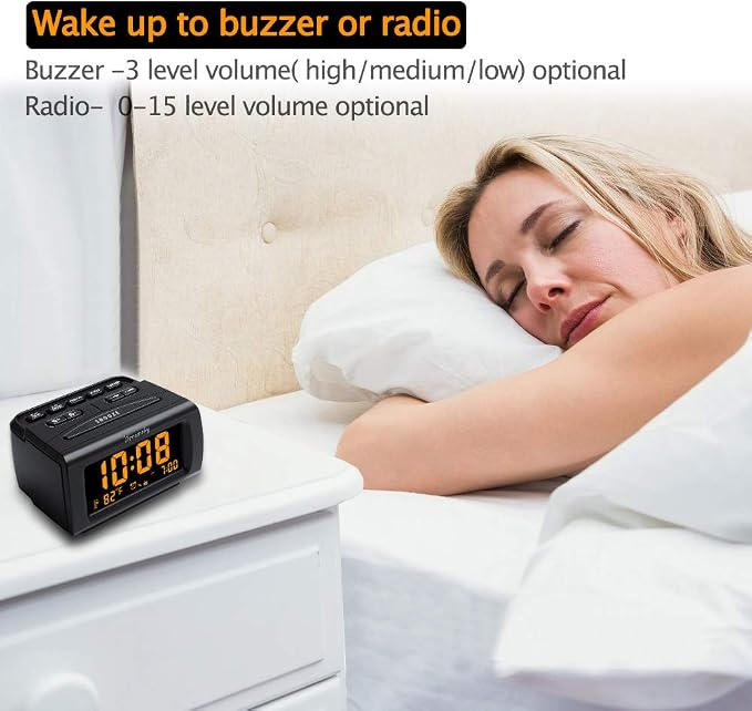 DreamSky Alarm Clock Radio for Bedrooms - Image 4