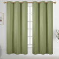 Diraysid Sage Green Grommet Blackout Curtains by Diraysid%2C+refresh+your+life