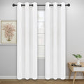 Easy-Going Thermal Grommet Curtains, 2 Panels 34x72 in, Noise Reduction by Easy-Going