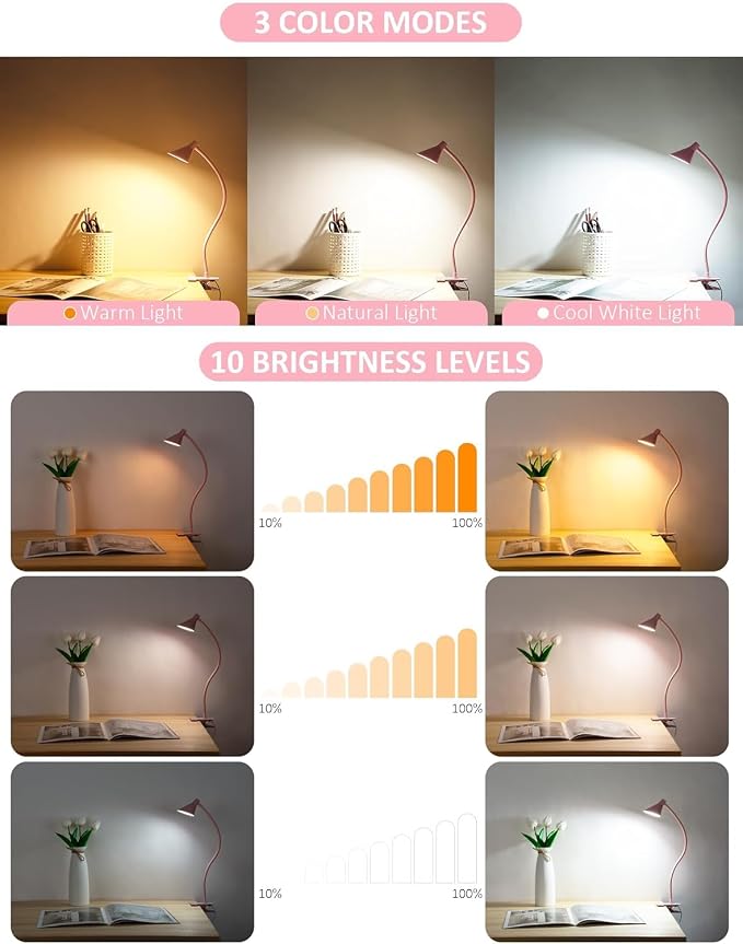 Clip on Light, Eye Care Reading Lights - Image 2