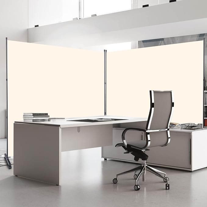 Room Divider 71'' Wide Partition Room Dividers, 1 Panel Wall Divider w/Wheel | - Image 6