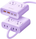 ORICO 25W GaN Power Strip with USB Ports, 8-in-1 Charging Station | with 4 AC by ORICO