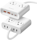 ORICO 25W GaN Power Strip with USB Ports, 8-in-1 Charging Station | with 4 AC by ORICO
