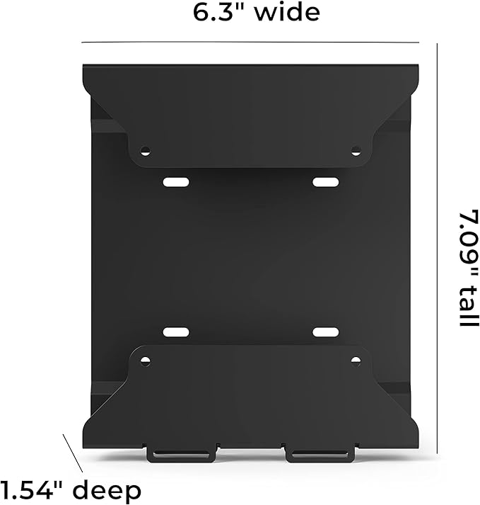 HumanCentric VESA Mount Compatible with HP Desktop Mini, HP ProDesk Mini, HP EliteDesk Mini, Replaces Dual VESA Sleeve for Mini Desktops v3, Mount on an Arm, Under Desk or Wall, 75x75mm, 100x100mm