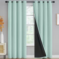 Yakamok Aqua Blackout Curtains 84 inches Long by Yakamok