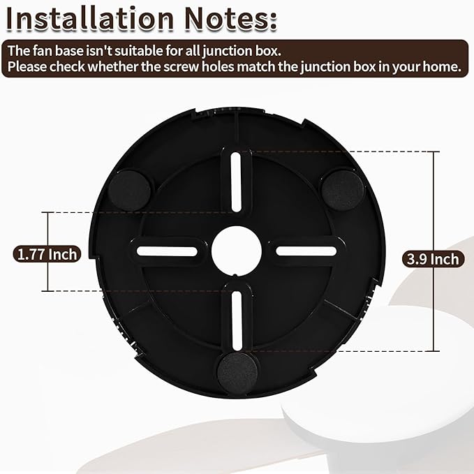 Glowall Small Ceiling Fan with Lights and Remote, 25 Inch Flush Mount, Reversible Quiet DC Motor, 3 Blades, 6 Wind Speeds, Dimmable LED, Adjustable Color Temperature, Timer